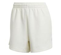adidas Women's Soft LUX Shorts, Off White, L