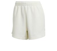 Adidas Soft Lux Loose Shorts White S Woman