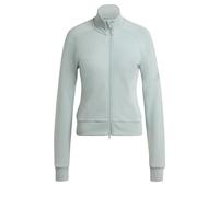 Adidas Soft Lux Slim Full Zip Sweatshirt Grey XS Woman