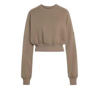 adidas Women's Soft Lux Sweatshirt, Khaki Six, L