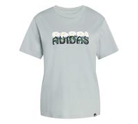 adidas Women's Soft Side Graphic T-Shirt, Wonder Sage, S