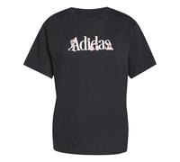 adidas Women's Soft Sports Graphic Tshirt, Black, XL