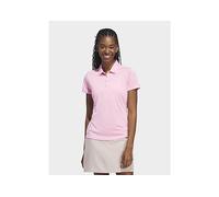 adidas Women's Solid Performance Short Sleeve Polo Shirt, Recycled Polyester, Pink