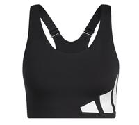 adidas Women's Sports Bra (Size S) Black High-Support Logo Bra - New