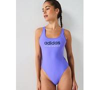 adidas Womens Sportswear Swimsuit, Cobalt Blue/Dark Blue, Size 36, Women Cobalt Blue/Dark Blue