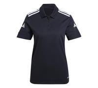 adidas Women's Squadra25 Cotton Polo Shirt, Black/White, XXS