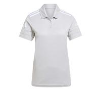 adidas Women's Squadra25 Cotton Polo Shirt, Team Light Grey/White, XXS