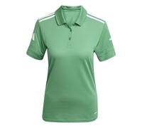 adidas Women's SQUADRA25 Cotton Polo, Team Green/White, XS