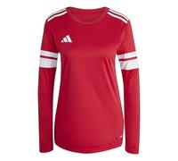 adidas Women's SQUADRA25 Jersey Long Sleeve, Team Power red 2/White, XL