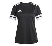 adidas Women's Squadra25 Jersey Short Sleeve Shirt, Black/White, XXL