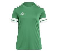 adidas Women's SQUADRA25 Jersey Short Sleeve, Team Green/White, XXS