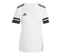 adidas Women's SQUADRA25 Jersey Short Sleeve, White/Black, XS