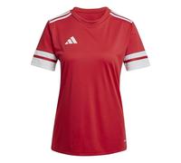 adidas Women's SQUADRA25 Jersey Short Sleeve, Team Power Red 2 / White, M
