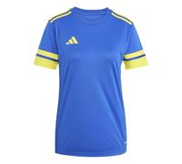 adidas Women's SQUADRA25 Jersey Short Sleeve, Team Royal Blue/Team Yellow, XXS