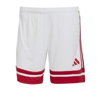 adidas Women's SQUADRA25 Short, White/Team Power red 2, L