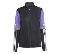 adidas Women's SQUADRA25 TRAINING JACKET, black/purple rush, XS
