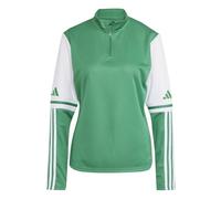 adidas Women's Squadra25 Training Top Sweatshirt, team green/white, L
