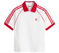 Adidas Women's SST Adicolor Short Sleeve Polo White/Red