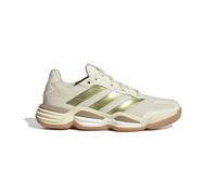 adidas Women's Stabil 16 Indoor Shoes Sneaker, Off-white/Gold Metallic/Crystal Sand, 5.5 UK
