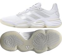 Adidas Women's Stabil 16 Indoor Sneaker, White/Silver Metallic/Grey, 6.5 UK