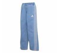 adidas Women's Stadium Washed Denim Loose Fit Pants, Crystal Sky, XL