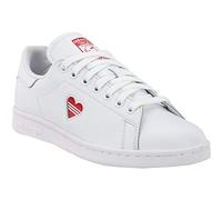 adidas Womens Stan Smith Lace Up Sneakers Casual Sneakers, White, 7