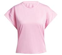 adidas Women's Studio Tee, Bliss Pink/Grey Two, L