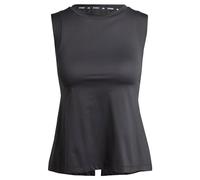 adidas Women's Studio Training Tank Top, Black/Grey, M