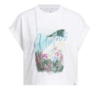 adidas Women's Summer Romance Graphic T-Shirt, White, M