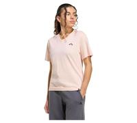 adidas Women's Summer Slide Graphic Vneck T-Shirt, Blush Pink, S