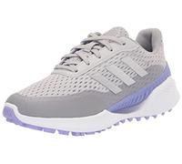 adidas Women's Summervent Spikeless Golf Shoes, Grey Two/Silver Metallic/Light Purple, 7.5 UK