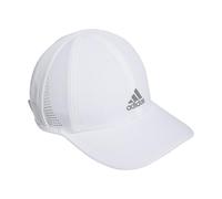 Adidas Women's Superlite Relaxed Adjustable Performance Cap, White/Silver Reflective, One Size