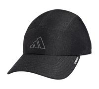 adidas Women's Superlite Trainer Sport Performance Relaxed Adjustable Running Hat, Black/Silver Metallic, One Size