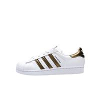 adidas Women's Superstar W Gymnastics Shoes, Black (FTWR White/Core Black/Core Black), 4 UK