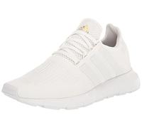 adidas Women's Swift Run Legacy Sneaker, White/White/Gold Metallic, 6.5 UK