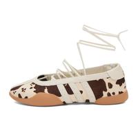 Adidas Women's Taekwondo Mei Ballet Cow Sneakers Aurora Coffee/Ftwr White/Gum 2 UK 6.5