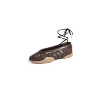 adidas Women's Taekwondo Mei Ballet Flats, Brown/Gum 4, 10