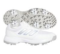 adidas Women's Tech Response 3.0 Golf Shoes, Footwear White/Silver Metallic/Blue Fusion, 6.5 UK