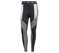 adidas Women's Techfit 7/8 Colorblock Leggings Tights, Black/Grey Five, M