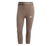 adidas Women's TECHFIT Capri Leggings, Earth Strata, S