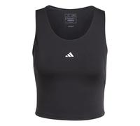 adidas Women's Techfit Cropped Training Tank Top, Black, M