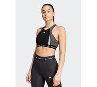 adidas Women's Techfit Medium Support Bra, Black, Size Xs, Women Black
