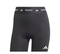 adidas Women's TECHFIT Short Leggings, Black/White, XS 4 inch