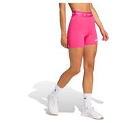adidas Women's TECHFIT Short Leggings, real magenta, S 4 inch