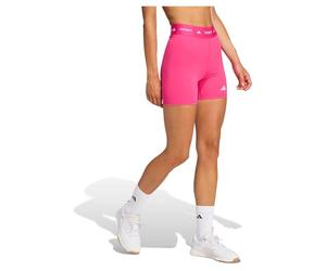 adidas Women's TECHFIT Short Leggings, real magenta, S 4 inch