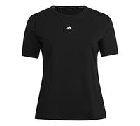 adidas Women's Techfit Short Sleeve Training Tee (Plus Size), Black/White, XXL Plus