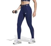 adidas Women's TECHFIT Stash Pocket Full Length Leggings, dark blue, M