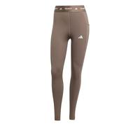 adidas Women's TECHFIT Stash Pocket Full Length Leggings, Earth Strata, S