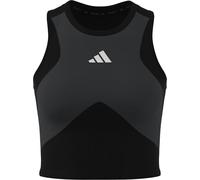 adidas Women's Techfit Workout Color Block Tank, Black/Carbon, M
