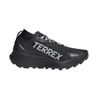adidas Womens Terrex Agravic GTX Running Sneakers Shoes - Black, Core Black/Grey Two/Silver Dawn, 8.5